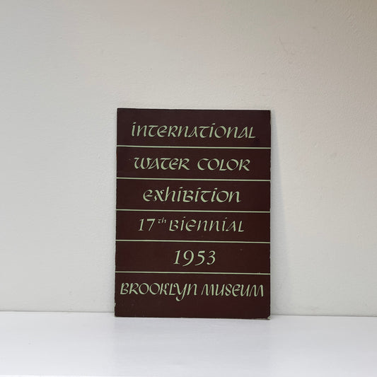 International Water Color Exhibition, 17th Biennial, 1953