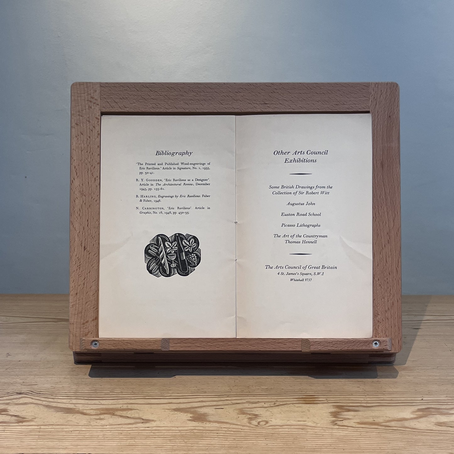 Eric Ravilious 1903-1942: A Memorial Exhibition of Water-Colours, Wood-Engravings, Illustrations, Designs &c.