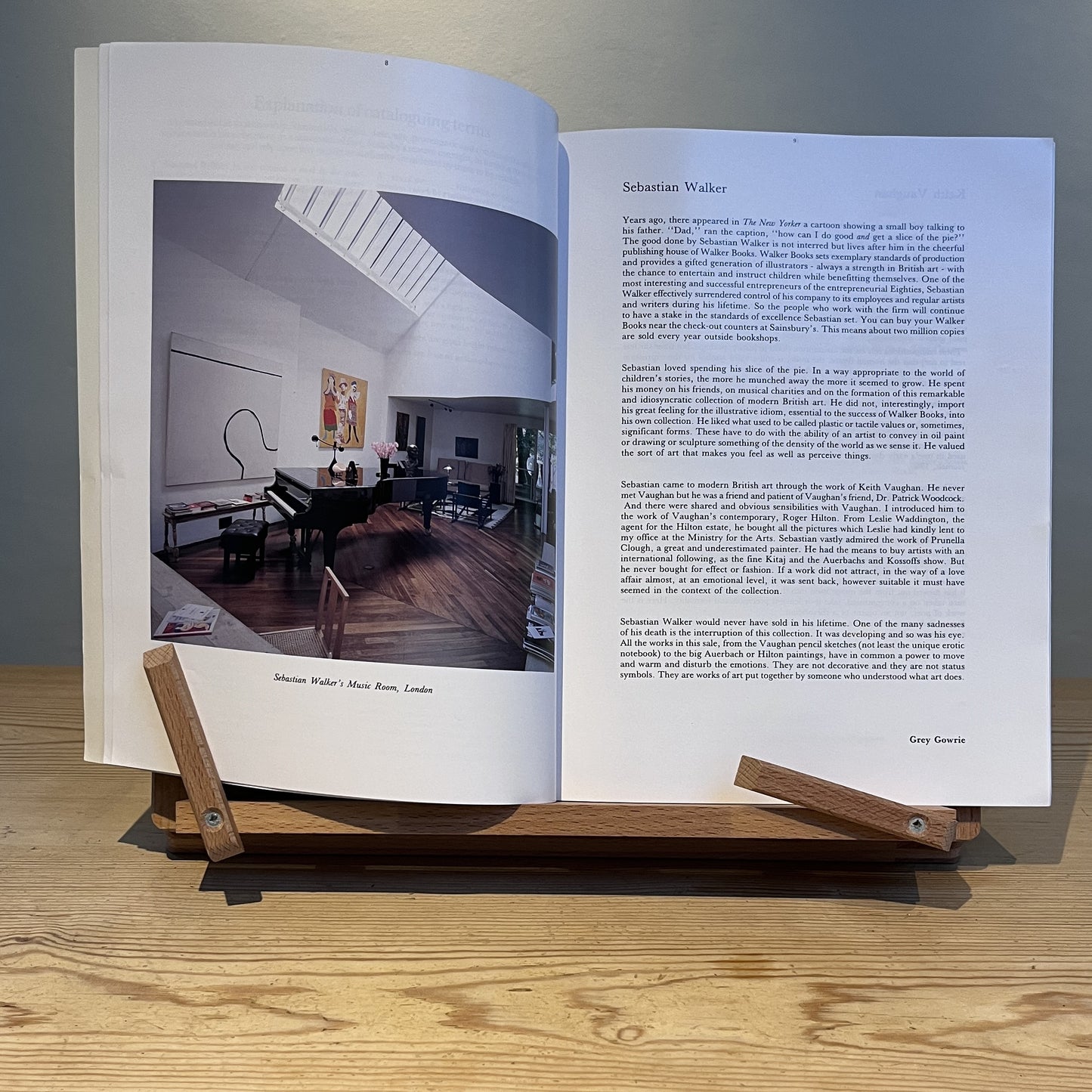 Modern British Paintings, Drawings and Sculpture from the Collection of the Late Sebastian Walker: Sotheby's London 20th November 1991