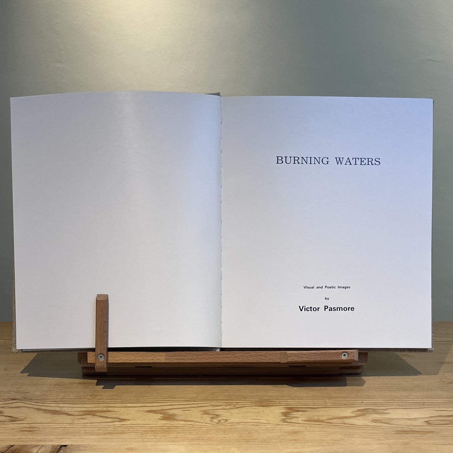 Burning Waters: Visual and Poetic Images by Victor Pasmore