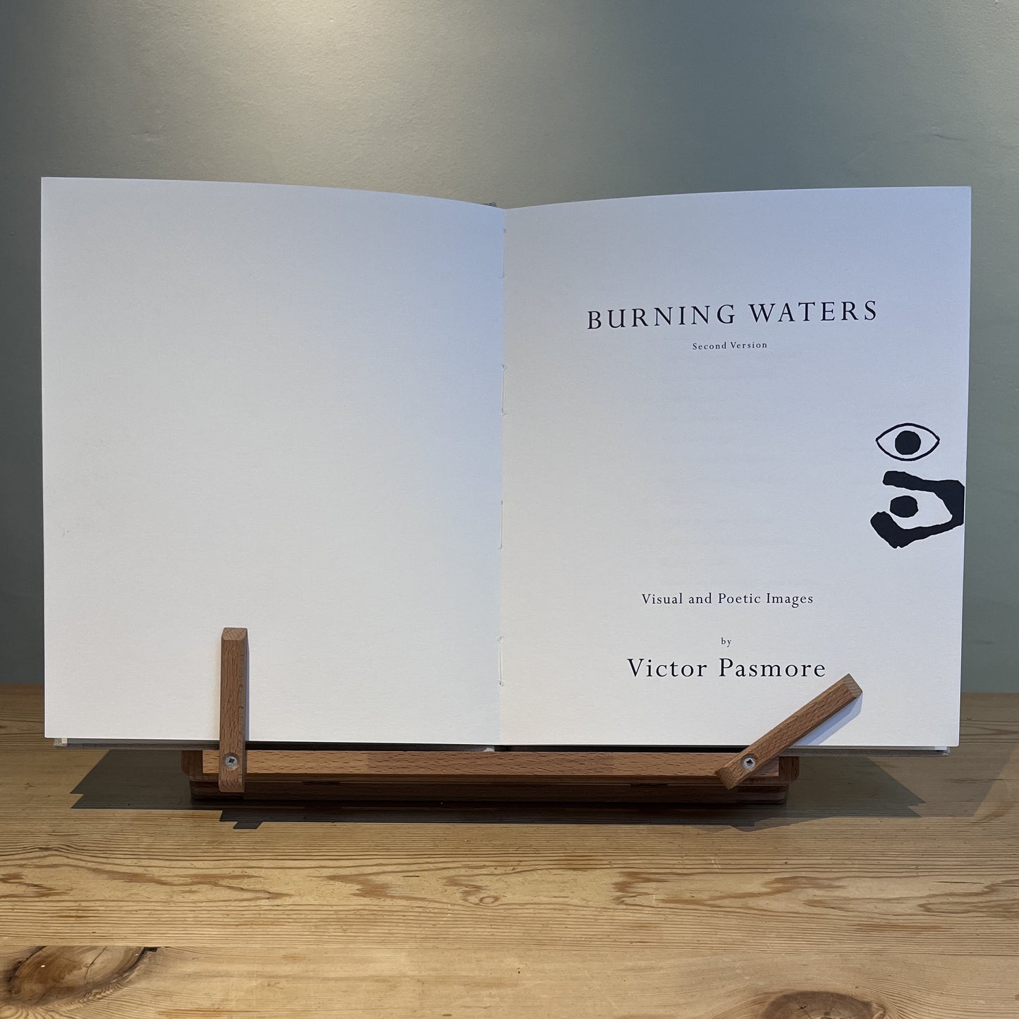 Burning Waters: Second Version - Visual and Poetic Images by Victor Pasmore