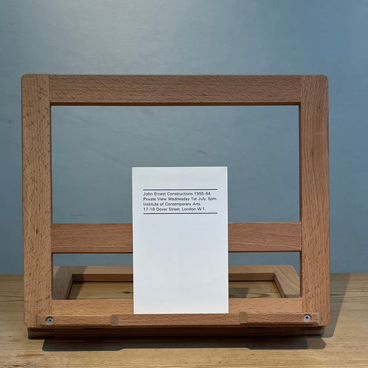 John Ernest: Constructions 1955-64